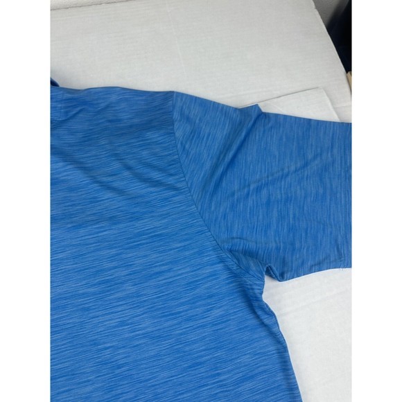 FootJoy FJ Polo Shirt Mens Large Blue Short Sleeve‎ Golf Performance - Picture 16 of 16